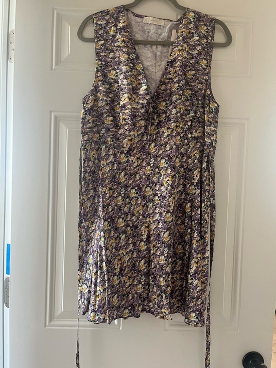 Faithfull the Brand Dresses & Skirts - Faithfull the Brand Josephine Mini Floral Dress in Purple and Yellow